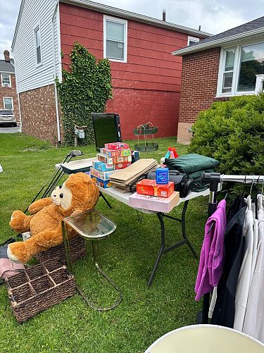Multi family garage sale photo