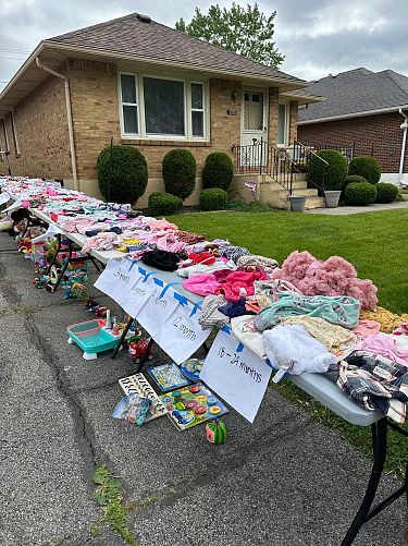 Multi family garage sale photo