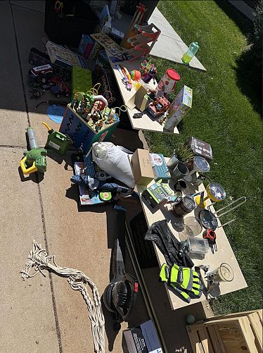 Sunday 5/31 Garage Sale! Patagonia, Nike, Kids Toys, Furniture, Cameras & More photo