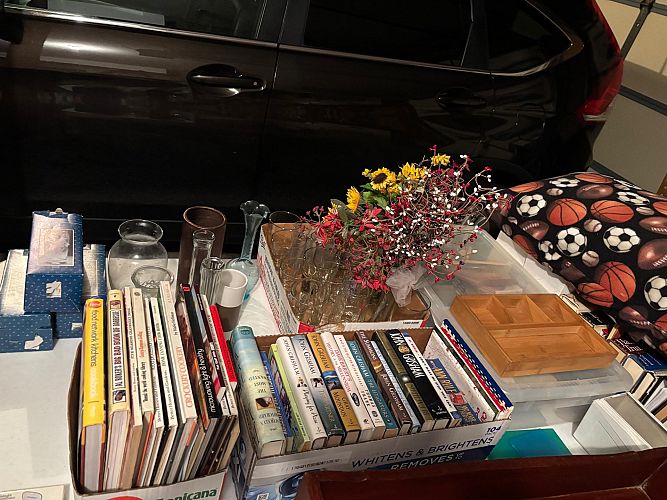 Multi family garage sale photo