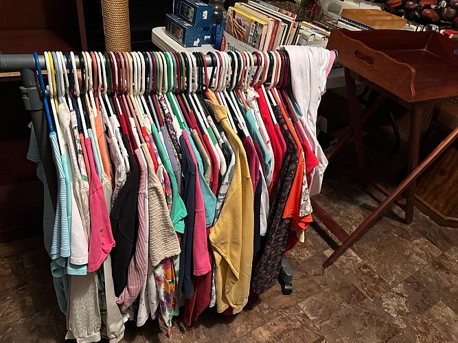 Multi family garage sale photo