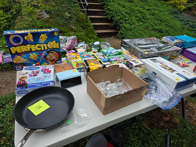 Huge garage sale photo
