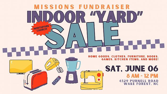 Indoor "Yard" Sale (Mission Fundraiser) - Sat, June 6 photo
