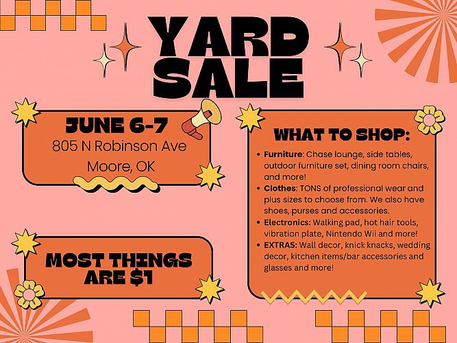 MULTI FAMILY YARD SALE - $1 PRICES photo
