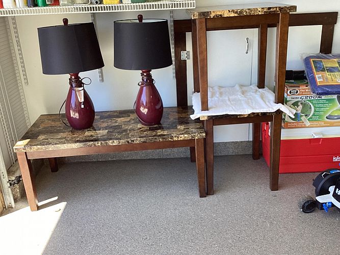 Multi family garage sale photo