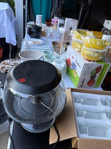 Multi family garage sale photo
