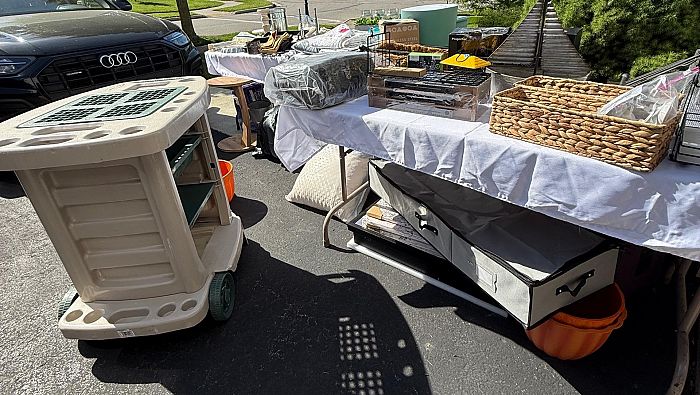 Multi family garage sale photo