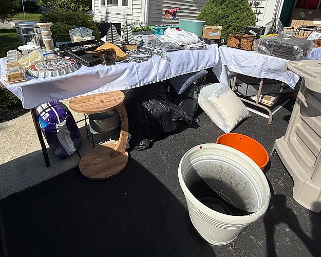 Multi family garage sale photo