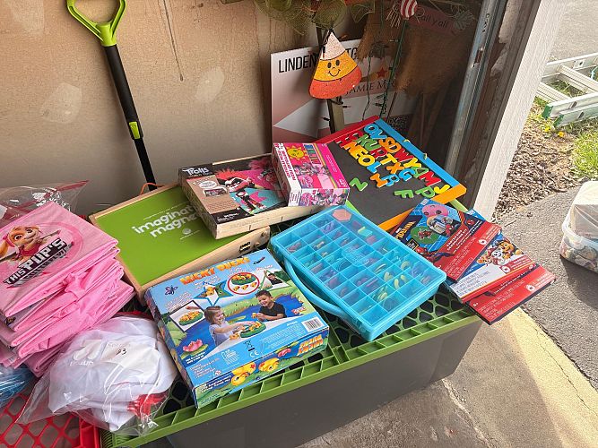 Garage sale-lots of toys photo