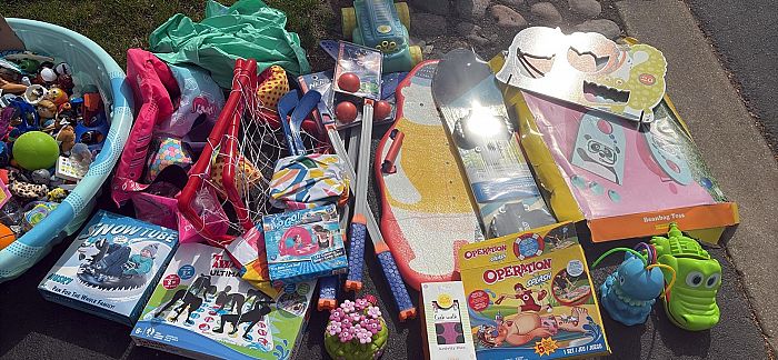 Garage sale-lots of toys photo