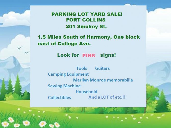 Parking Lot Yard Sale photo