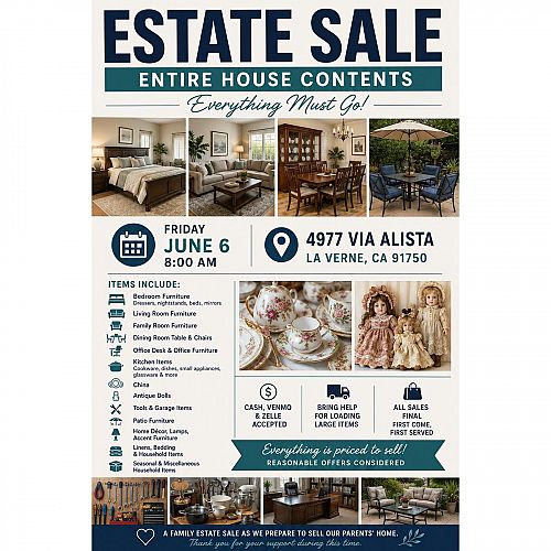 Estate Sale/Whole house Sale photo