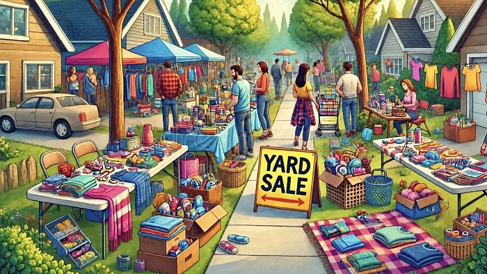 🎉 MULTI-FAMILY YARD SALE! 🎉 photo