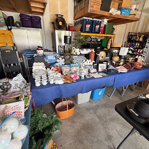 HUGE FOXFIELD VILLAGE GARAGE SALE photo