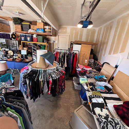 HUGE FOXFIELD VILLAGE GARAGE SALE photo