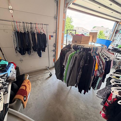 HUGE FOXFIELD VILLAGE GARAGE SALE photo