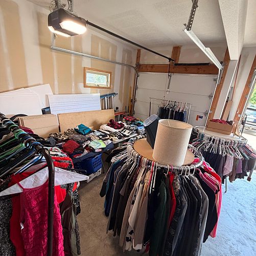 HUGE FOXFIELD VILLAGE GARAGE SALE photo