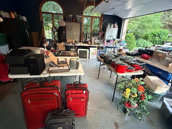 Multi-family garage sale photo