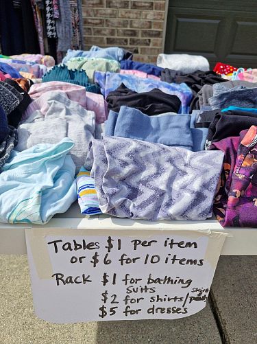 Garage sale photo