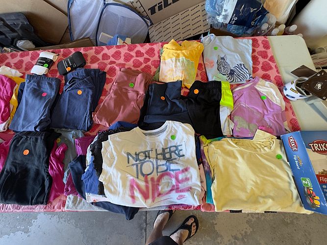 Garage sale round 2 photo