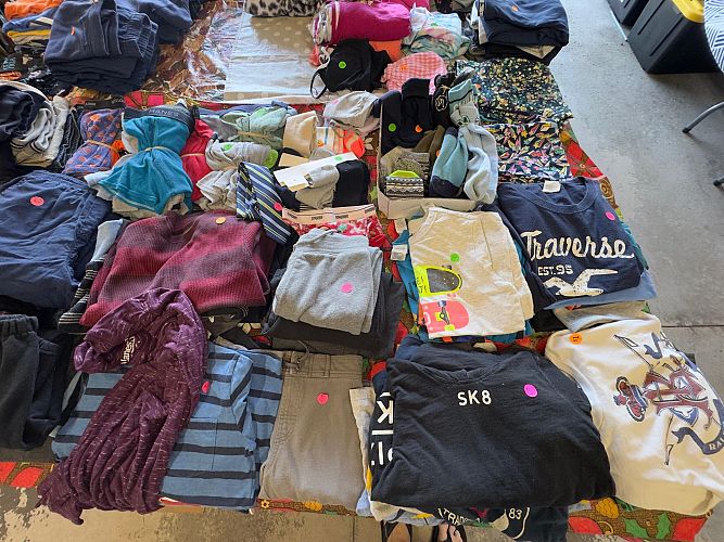 Garage sale round 2 photo