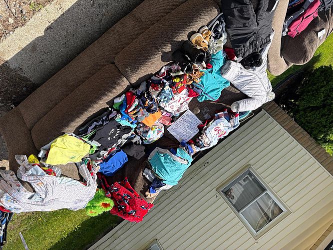 Multi family yard sale! photo