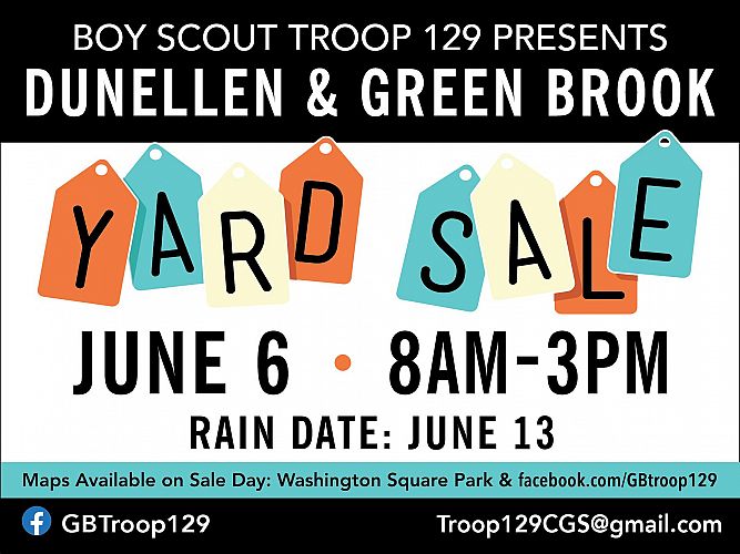 Townwide yard sale in Dunellen & Green Brook, NJ - Sat 6/6 photo