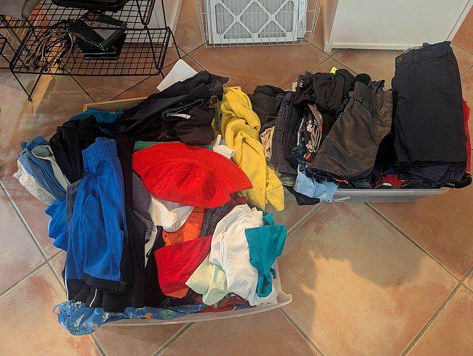 Moving sale lots of new items photo