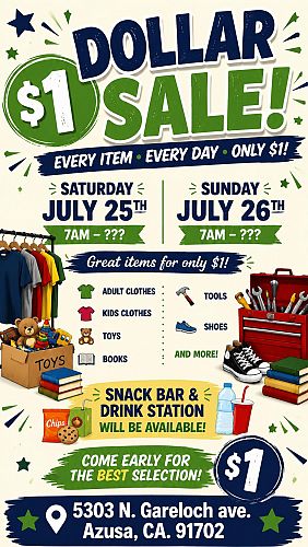 Dollar Sale! Everything Must Go! cover