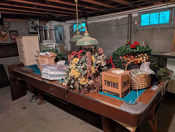 Tools, Furniture, Antiques, Glass Collectibles Christmas Fishing photo