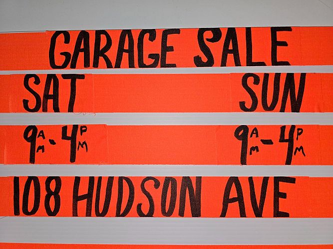 Garage Sale. cover
