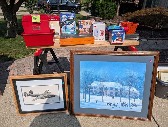 Life is like a yard sale, you never know what you're going to get. photo