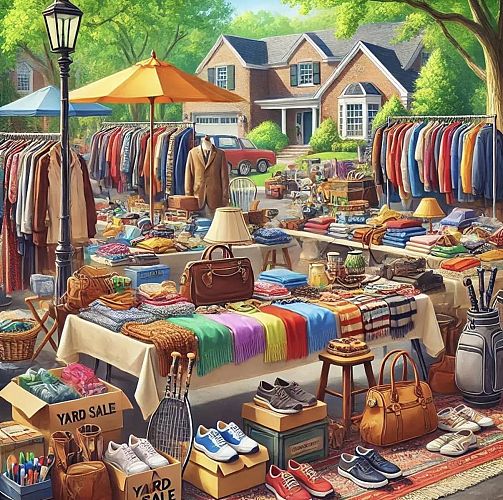 🎉 HUGE Multi-Family Yard Sale – Don’t Miss Out! 🎉 cover