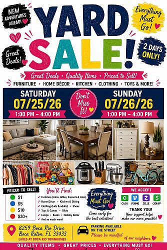 Moving Sale cover