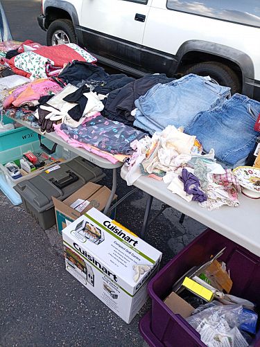 Awesome garage sale photo