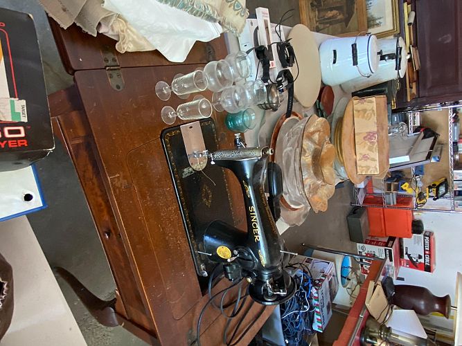 Garage Sale Tools, Vintage, Glassware, Art prints photo
