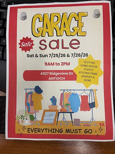 MOVING AWAY SALE cover