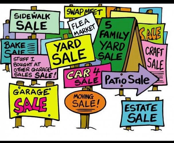 Multifamily yard sale cover