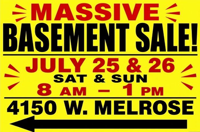 Huge Moving Sale! cover