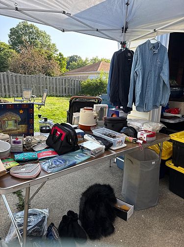Huge garage sale photo