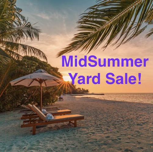 Mid-Summer Yard Sale! Buy My Cool Stuff! photo