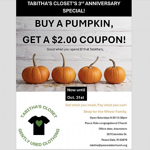 Tabitha’s Closet 3rd Anniversary Special