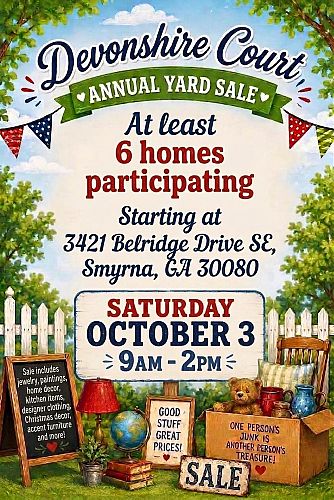 Devonshire Court Annual Yard Sale