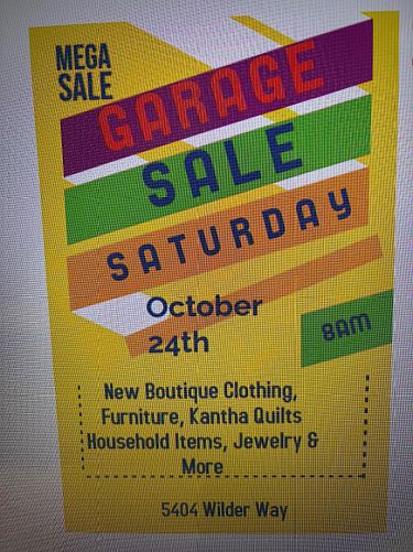Multi Family Garage Sale cover