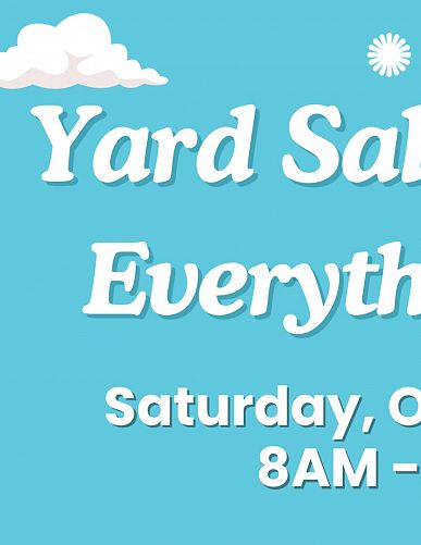 $1 Sale Saturday 10/31 from 8-11AM
